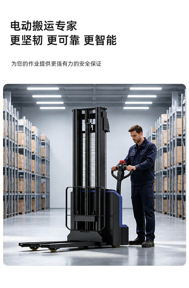 大犀HSWE-1502半电动堆高车(图3)
