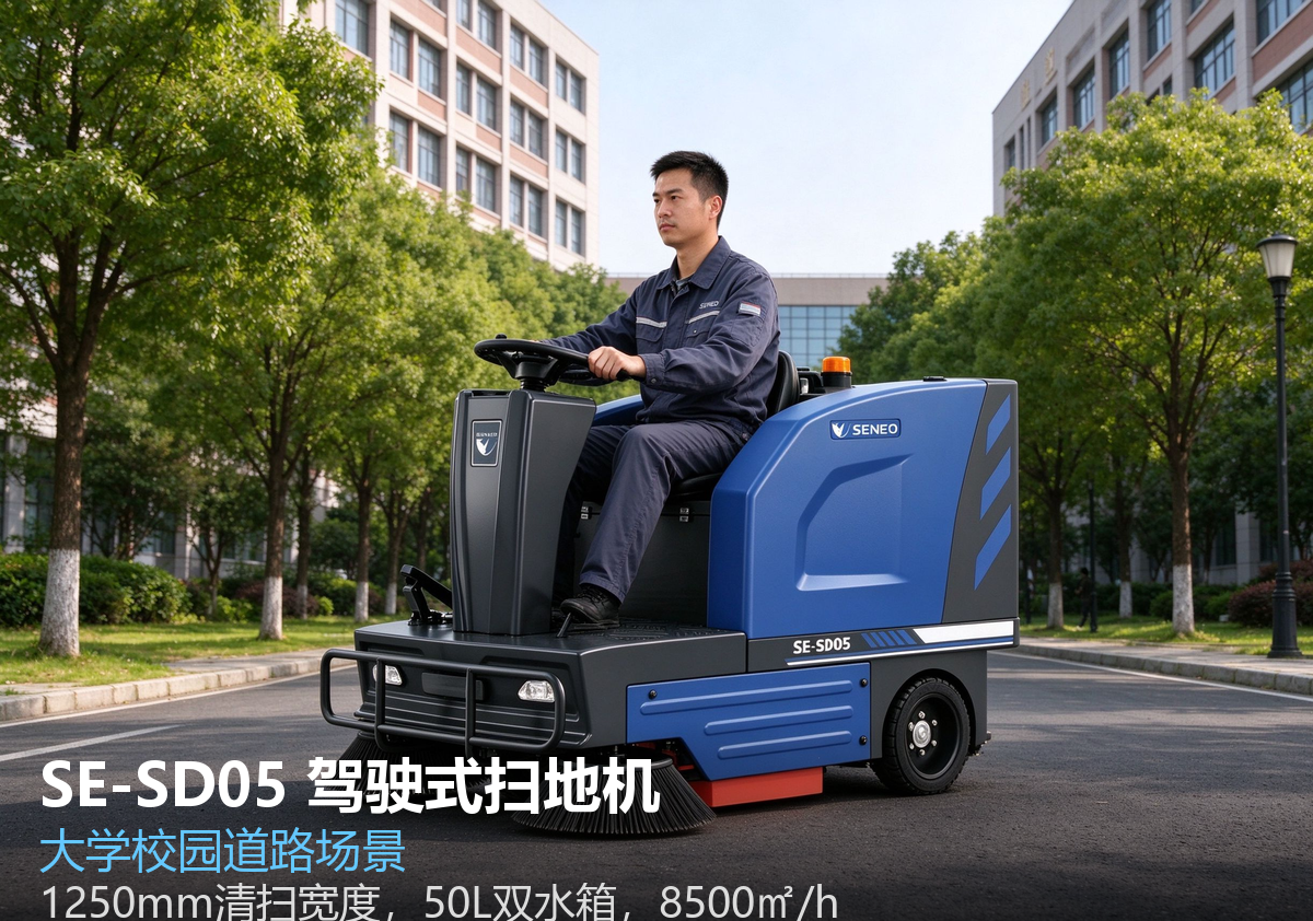 工业扫地机适合哪些地面清洁?大犀扫地机效果实测(图1)