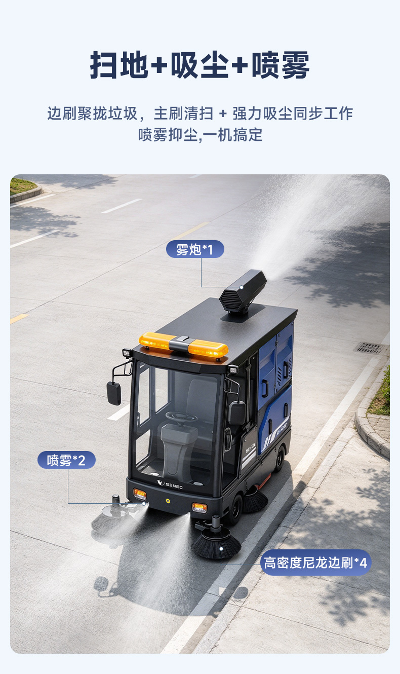 大犀SE-SD18大型封闭驾驶式清扫车(图7)
