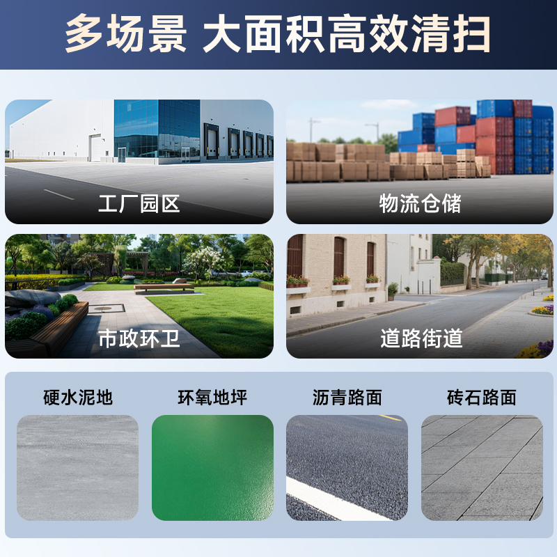 大犀SE-SD19封闭驾驶式清扫车公园车间扫地机